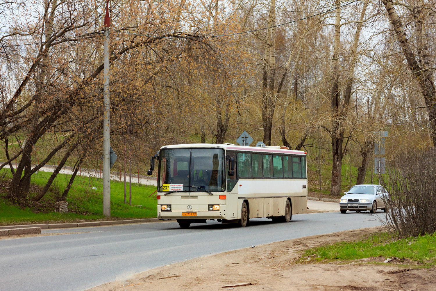 Пермский край, Mercedes-Benz O408 № АТ 718 59