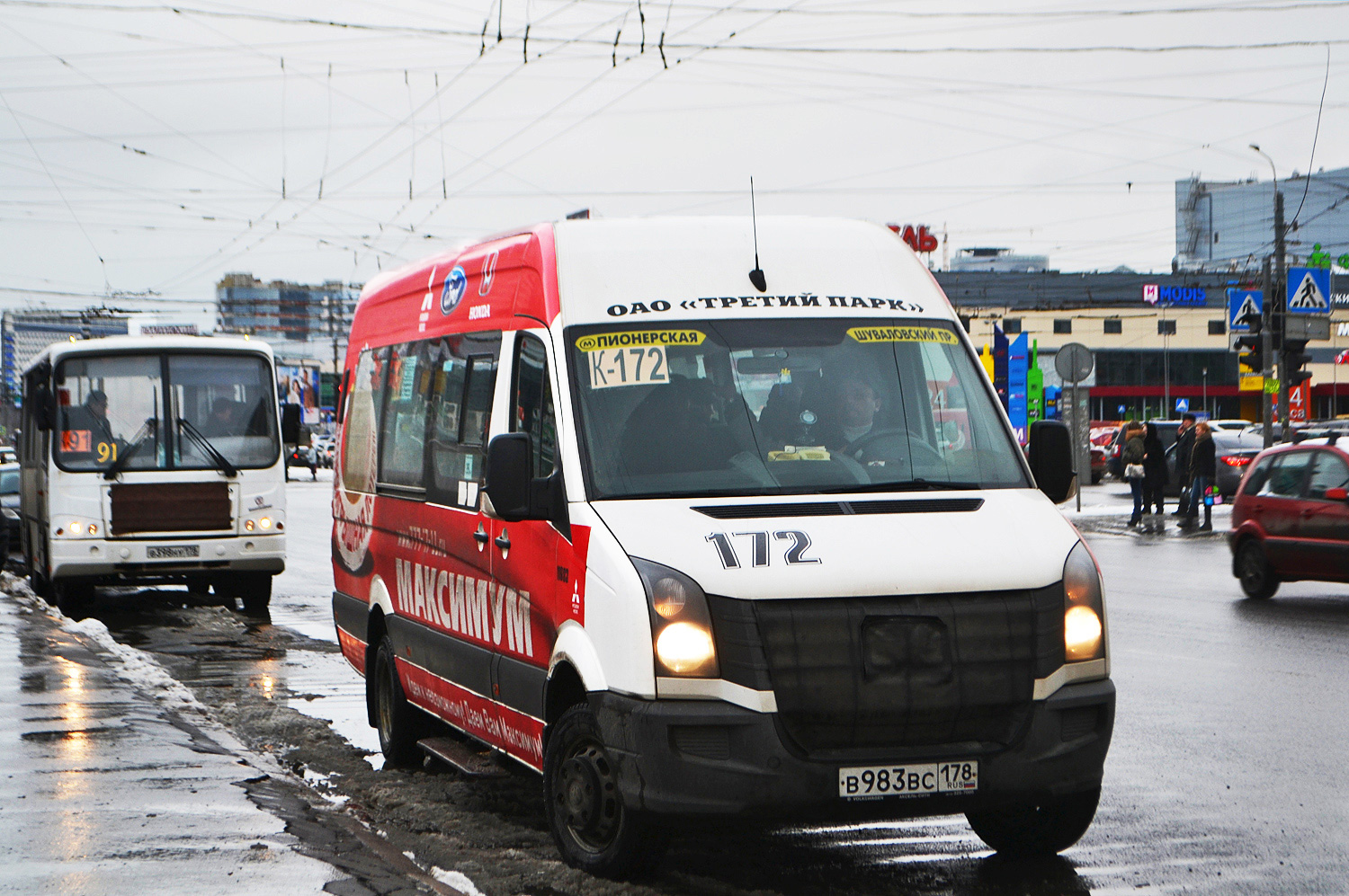 Санкт-Петербург, БТД-2219 (Volkswagen Crafter) № В 983 ВС 178