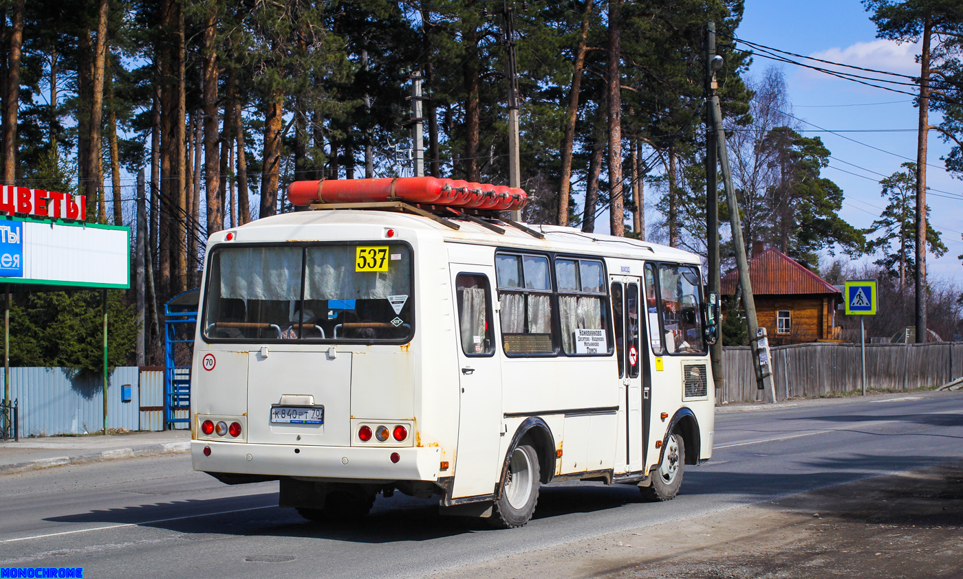 Томская область, ПАЗ-32053 № К 840 РТ 70