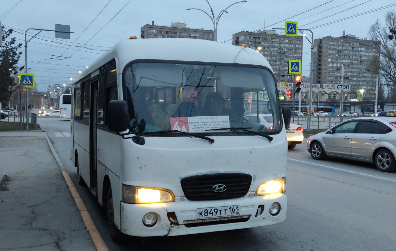 Ростовская область, Hyundai County LWB C11 (ТагАЗ) № К 849 ТТ 161