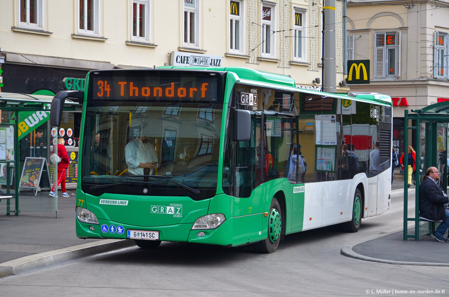 Австрия, Mercedes-Benz Citaro C2 № 77