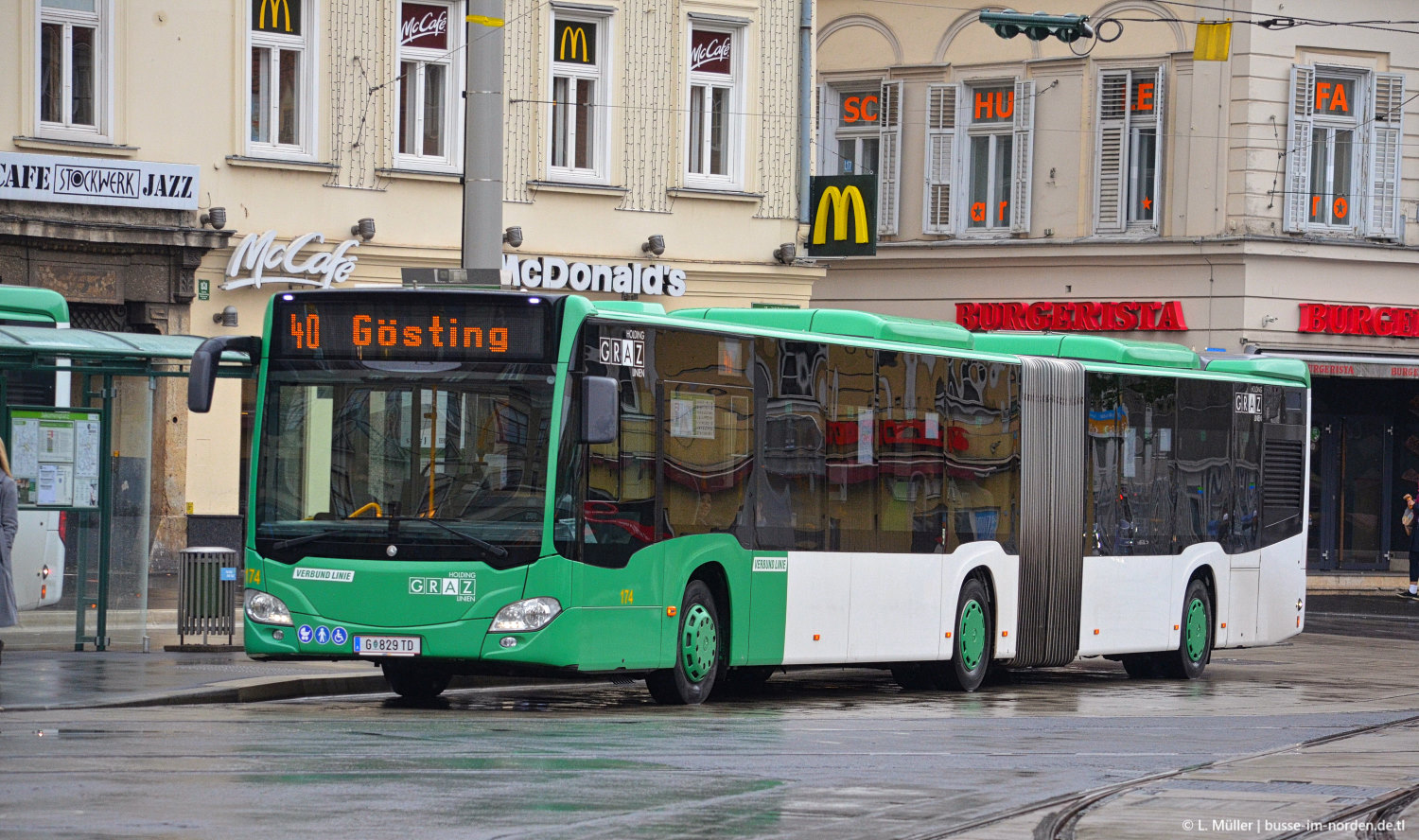 Austrijā, Mercedes-Benz Citaro C2 G № 174