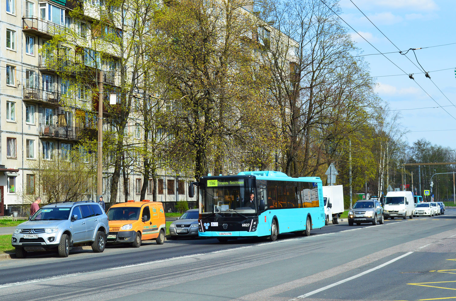 Санкт-Петербург, ЛиАЗ-5292.65 № 6827