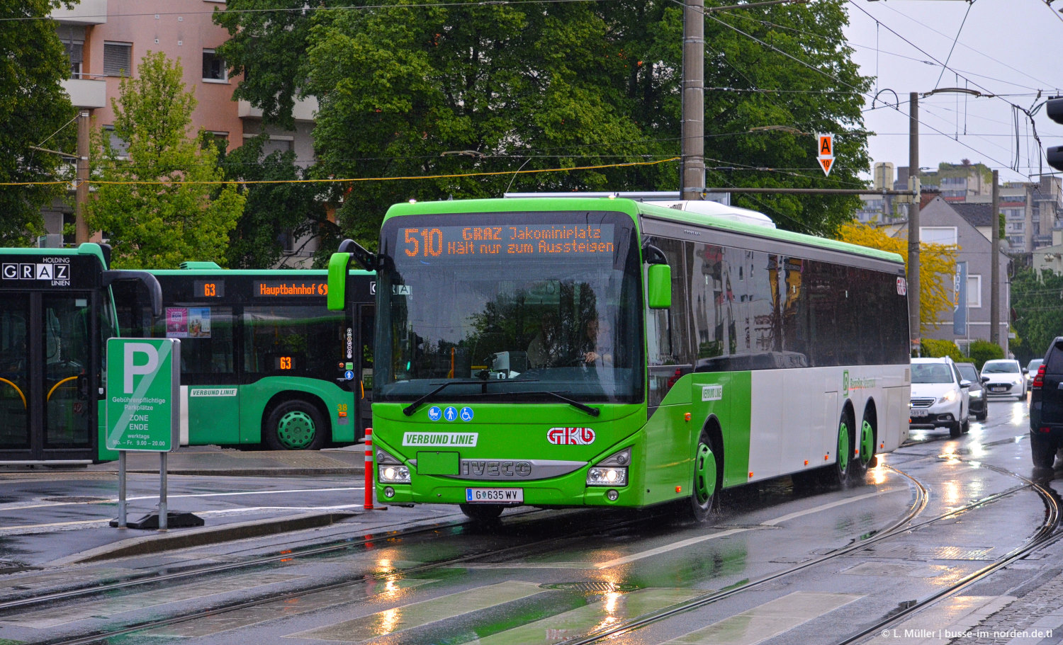 Австрия, IVECO Crossway LE LINE 14.5M № G 635 WV