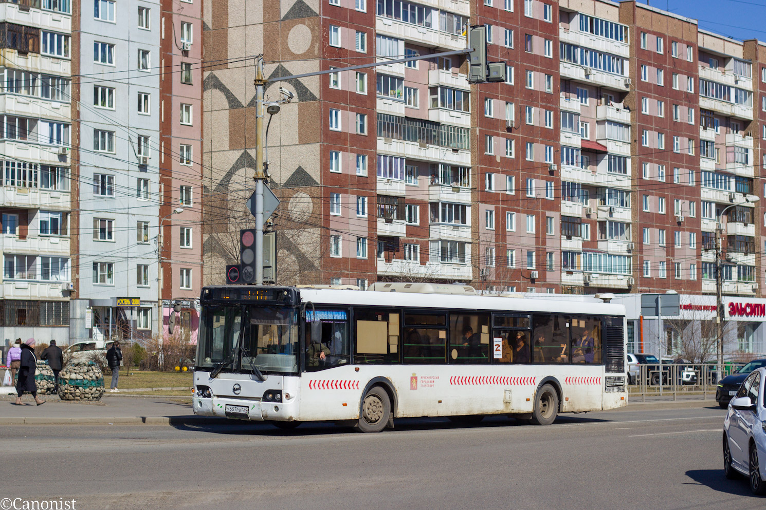 Krasnojarskas novads, LiAZ-5292.22 (2-2-2) № У 657 РВ 124