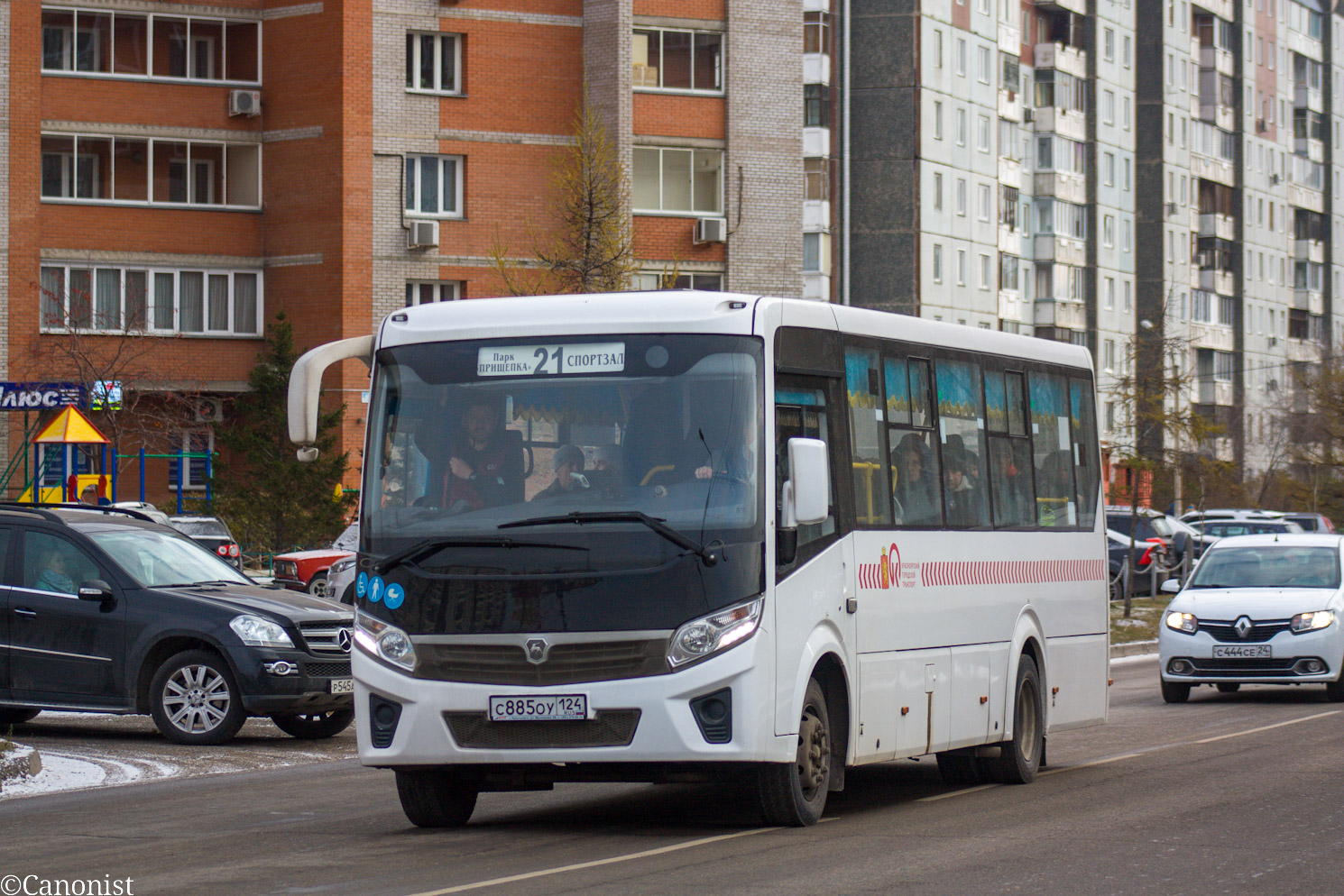 Красноярский край, ПАЗ-320415-04 "Vector Next" № С 885 ОУ 124