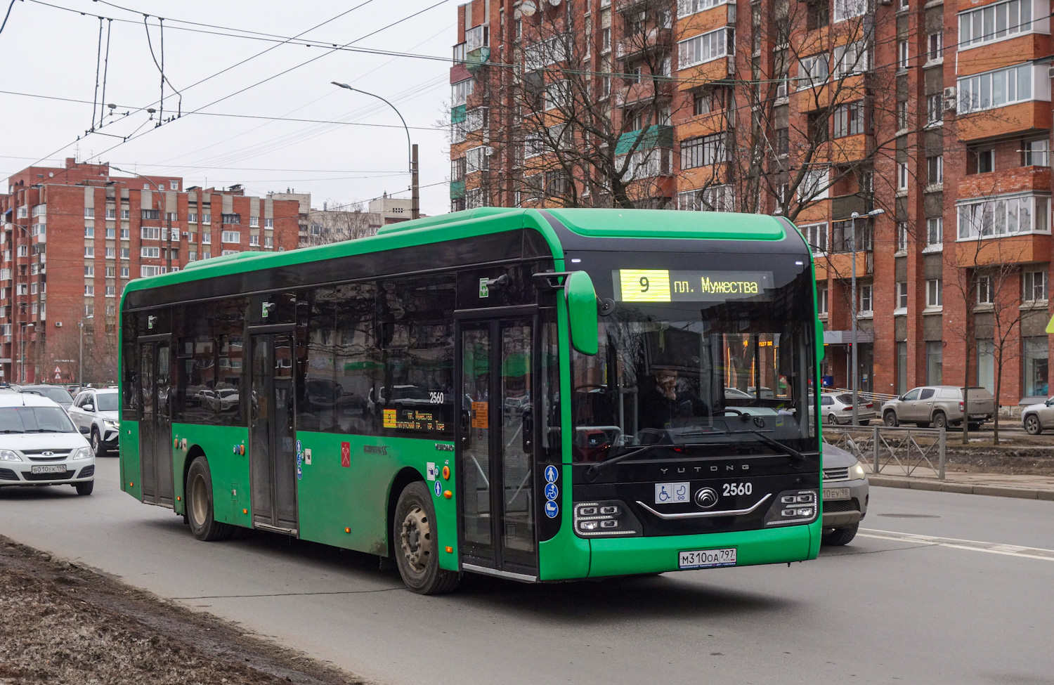 Санкт-Петербург, Yutong ZK6126BEVG № 2560