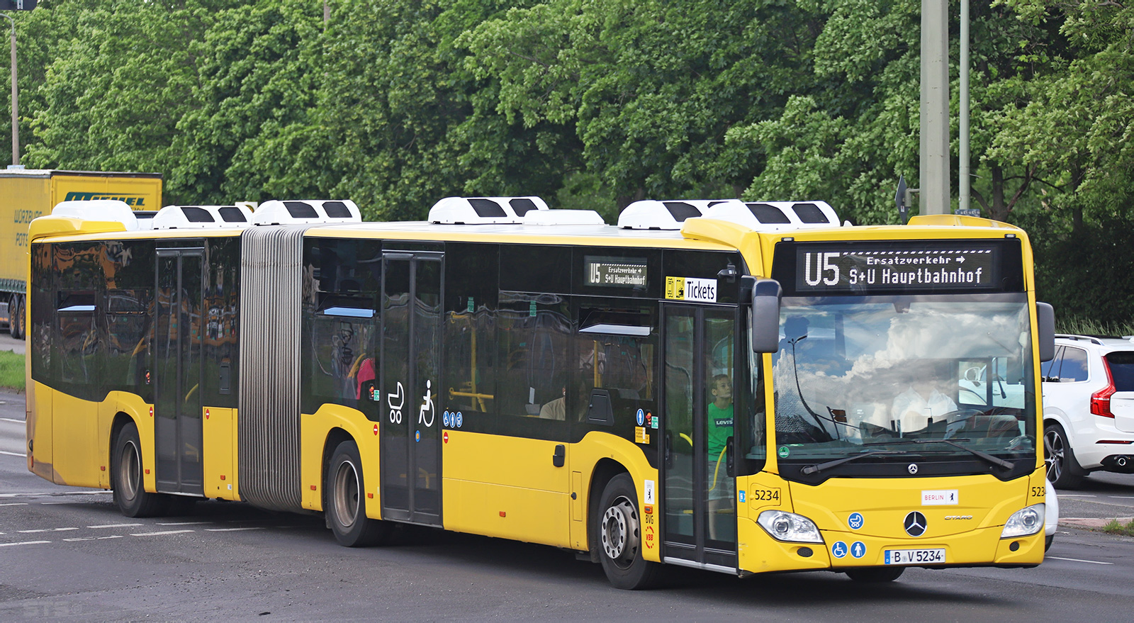 Berlin, Mercedes-Benz Citaro C2 G sz.: 5234; Berlin — SEV · U5 · Hönow <> Wuhletal · 02.04.2024 — 17.06.2024