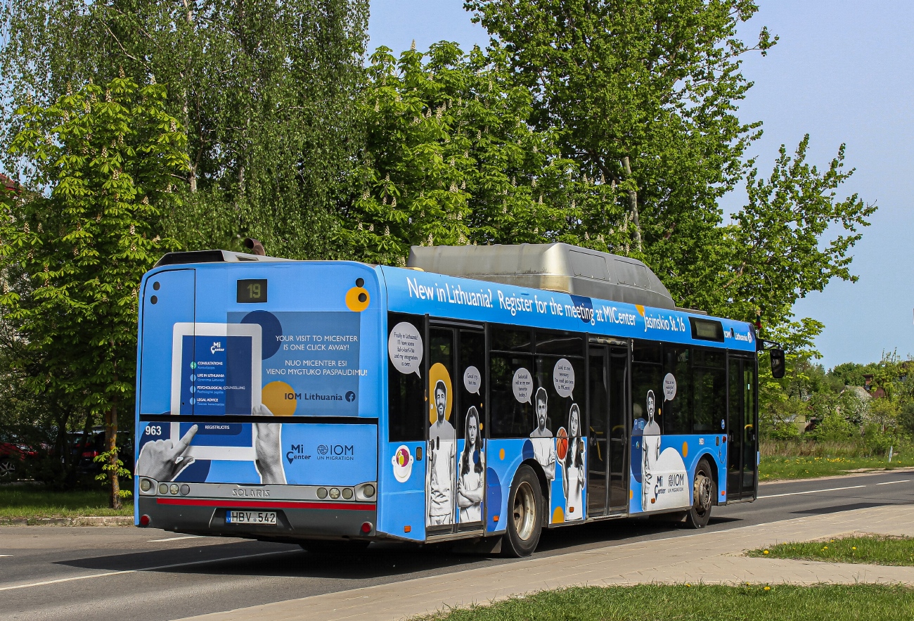 Литва, Solaris Urbino III 12 CNG № 963