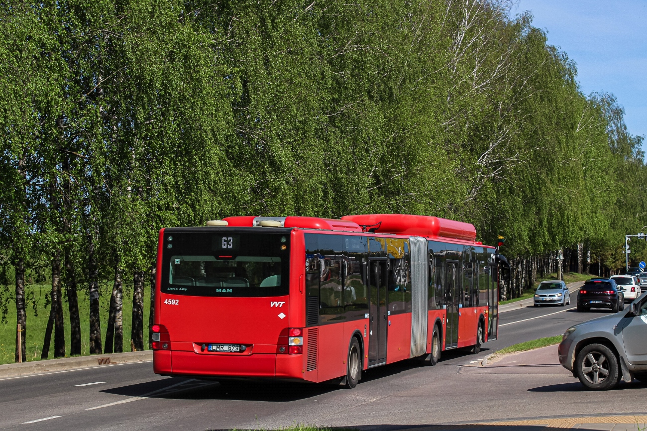 Литва, MAN A23 Lion's City G NG313 CNG № 4592