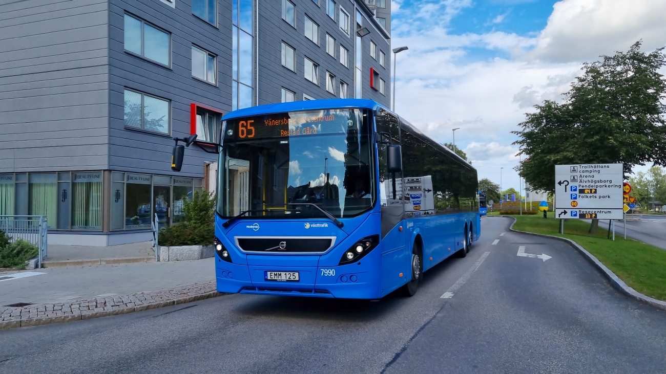 Швеция, Volvo 8900BLE № 7990