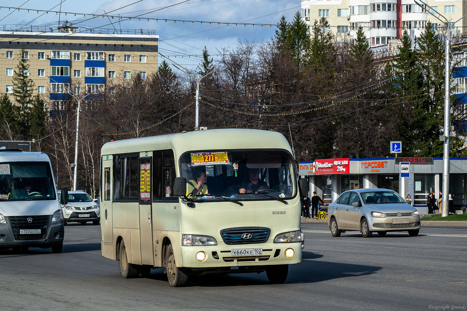 Башкортостан, Hyundai County SWB (группа ТагАЗ) № Х 660 КЕ 102