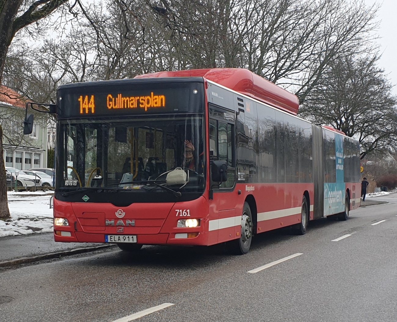 Швеция, MAN A23 Lion's City G NG313 CNG № 7161