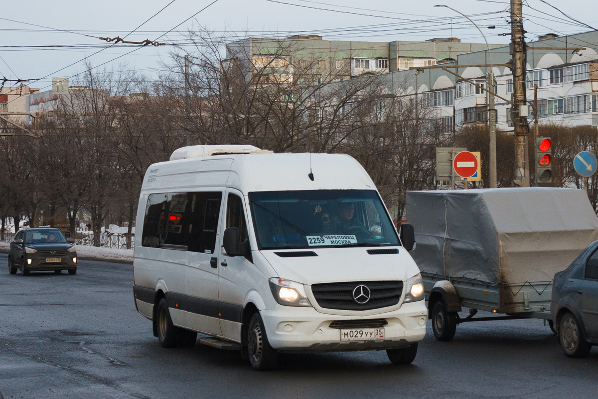 Вологодская область, Луидор-223690 (MB Sprinter) № М 029 УУ 35