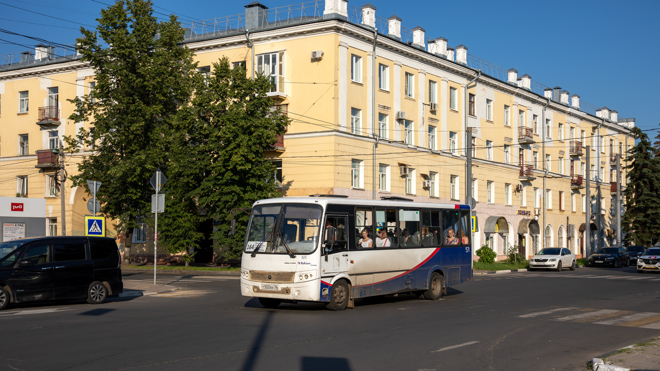 Ярославская область, ПАЗ-320412-04 "Вектор" № 571