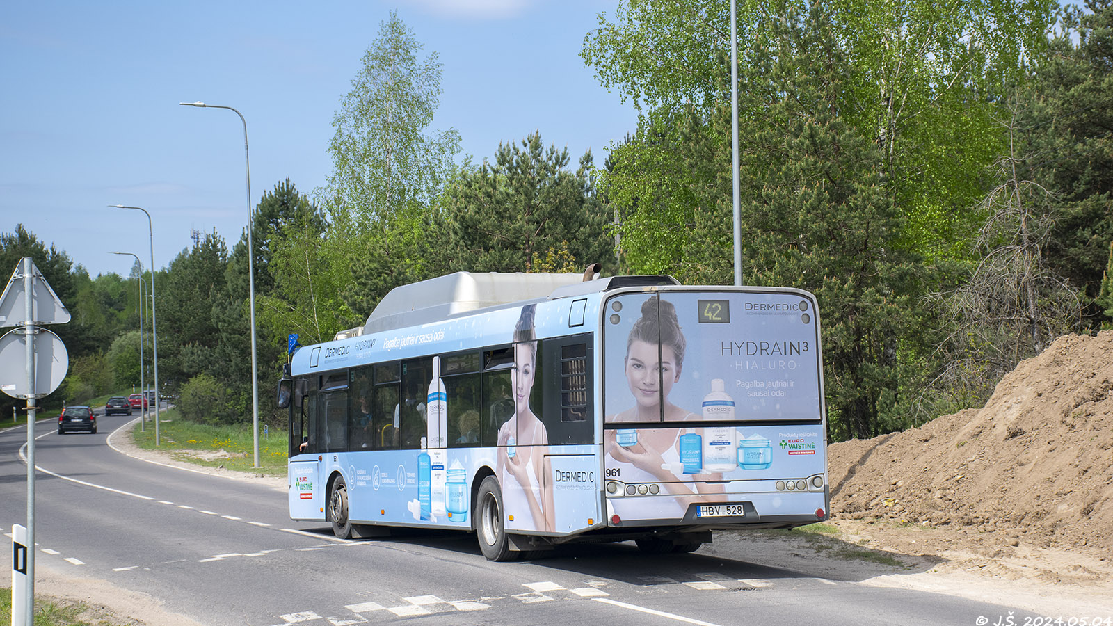 Литва, Solaris Urbino III 12 CNG № 961