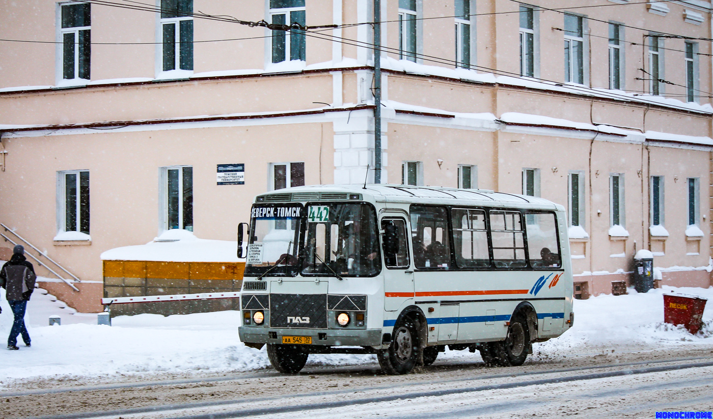 Томская область, ПАЗ-32054 № АА 545 70