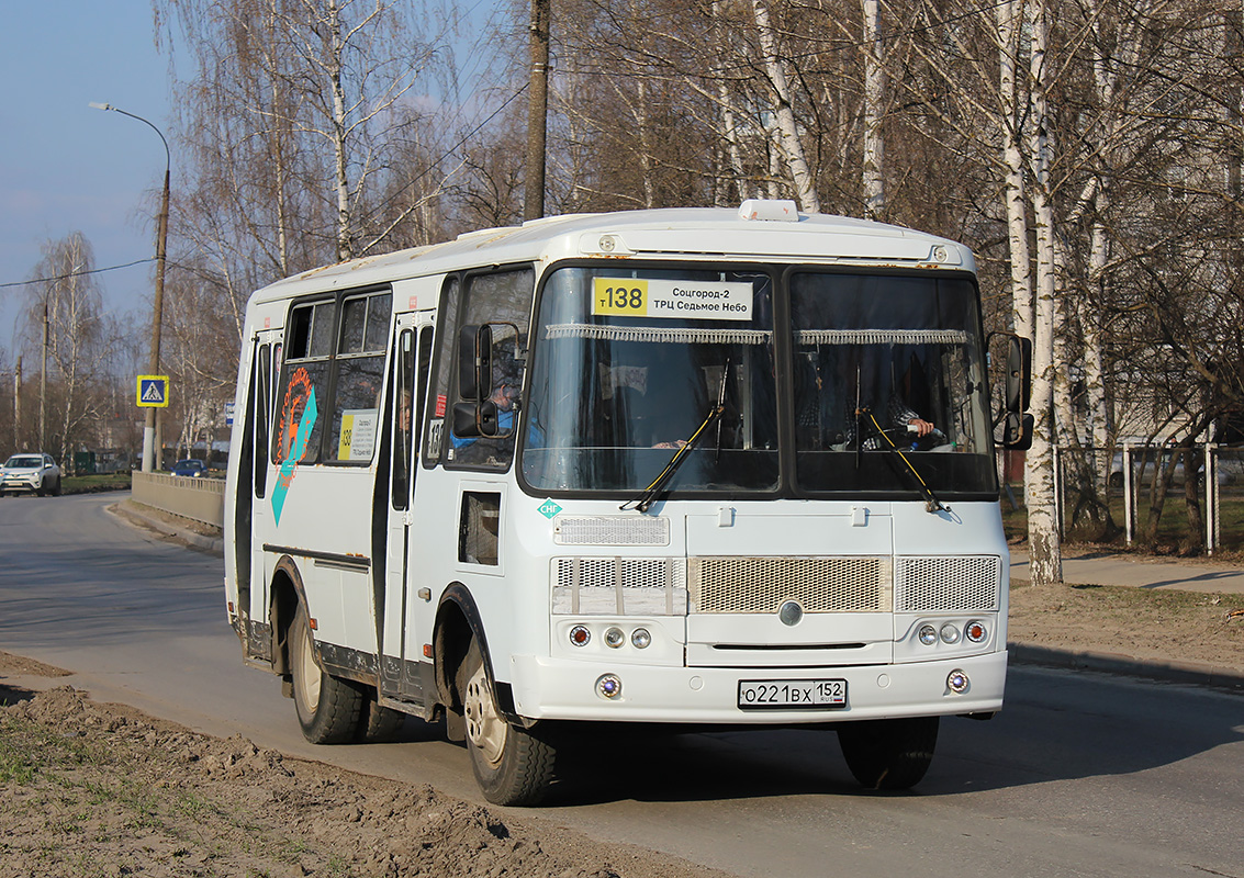 Нижегородская область, ПАЗ-32054 № О 221 ВХ 152