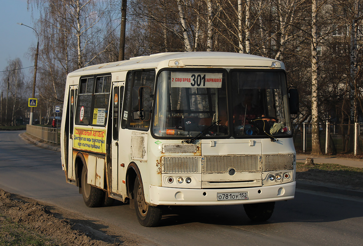 Нижегородская область, ПАЗ-32054 № О 781 ОУ 152