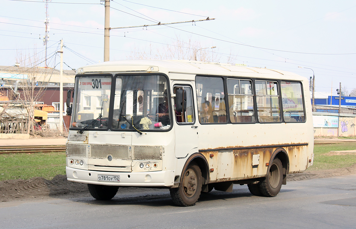 Нижегородская область, ПАЗ-32054 № О 781 ОУ 152