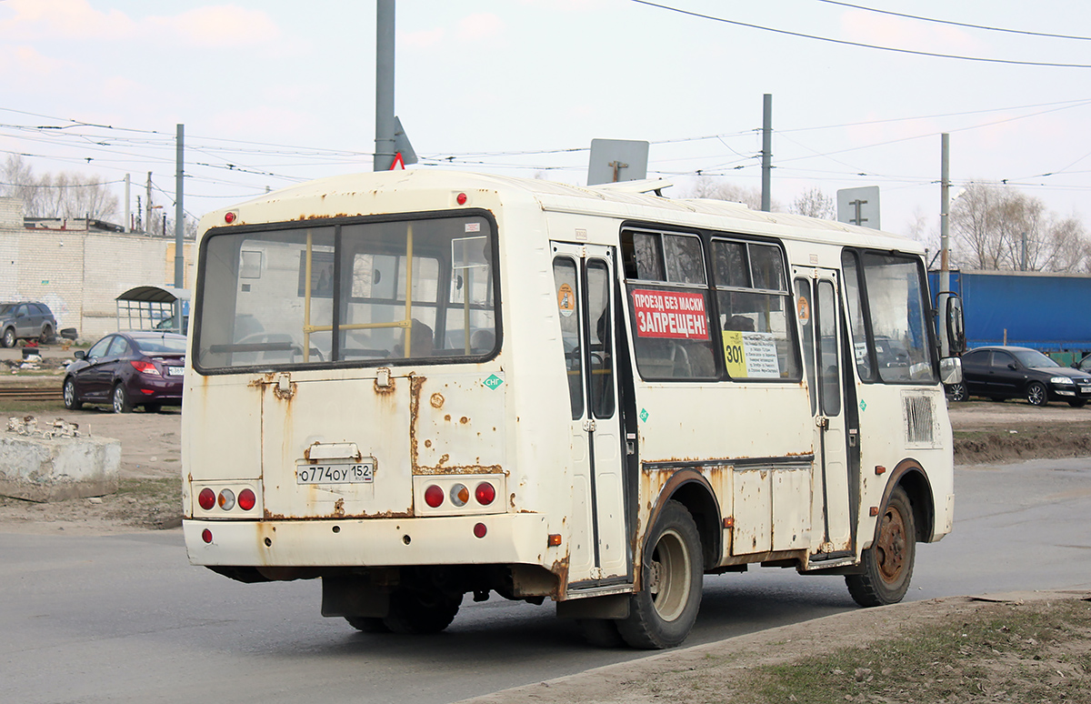 Нижегородская область, ПАЗ-32054 № О 774 ОУ 152