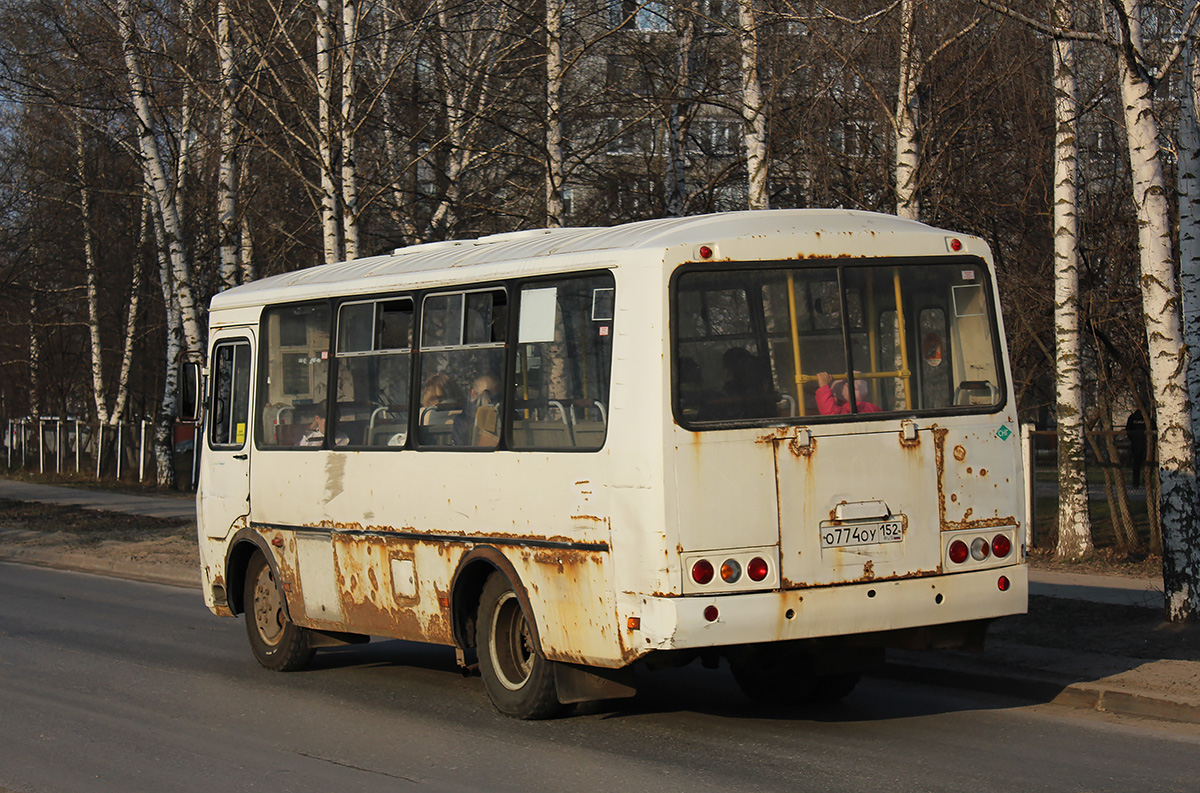 Нижегородская область, ПАЗ-32054 № О 774 ОУ 152