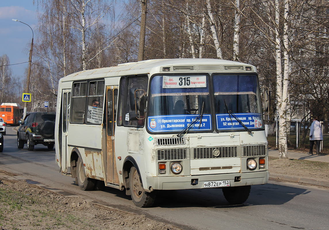 Nizhegorodskaya region, PAZ-32054 Nr. Н 872 ЕР 152