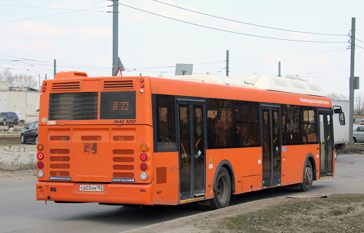 Ніжагародская вобласць, ЛиАЗ-5292.67 (CNG) № 22561