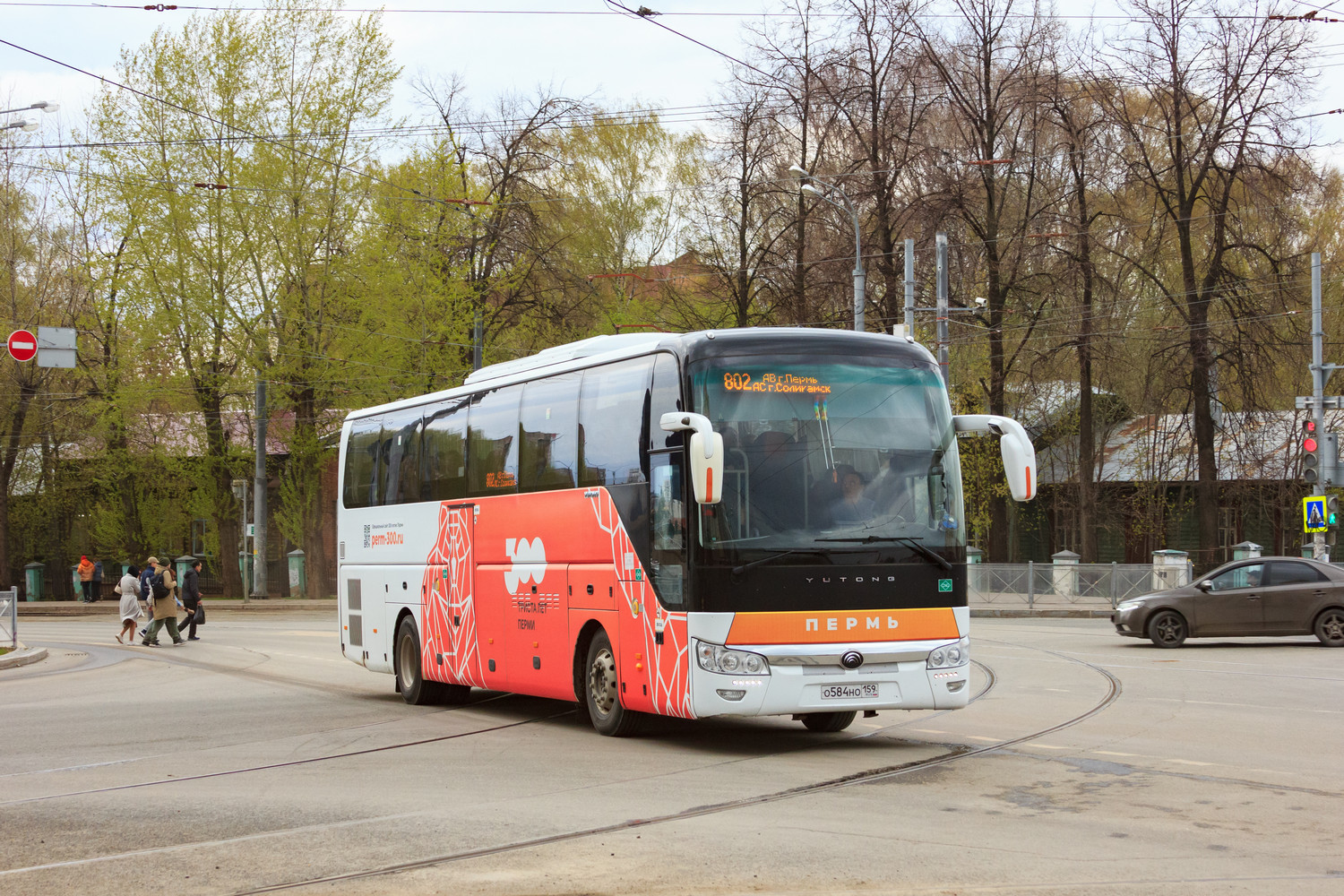 Пермский край, Yutong ZK6122H9 № О 584 НО 159