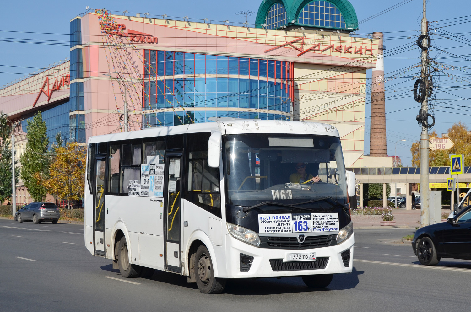 Omsk region, PAZ-320405-04 "Vector Next" # Т 772 ТО 55
