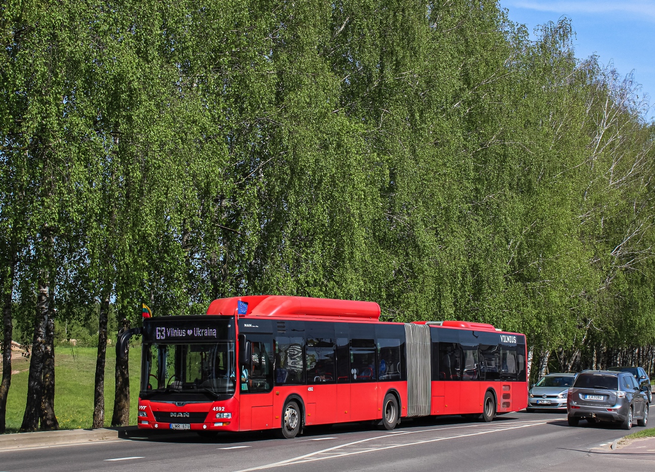 Литва, MAN A23 Lion's City G NG313 CNG № 4592