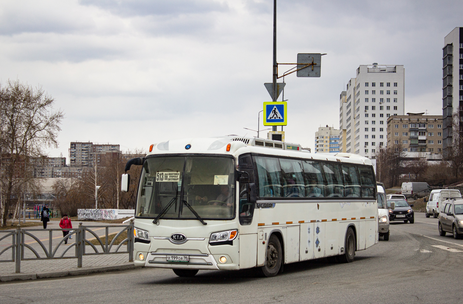 Свердловская область, Kia Granbird № Х 199 ОА 96