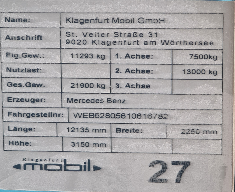 Австрия, Mercedes-Benz Citaro C2 hybrid № 27