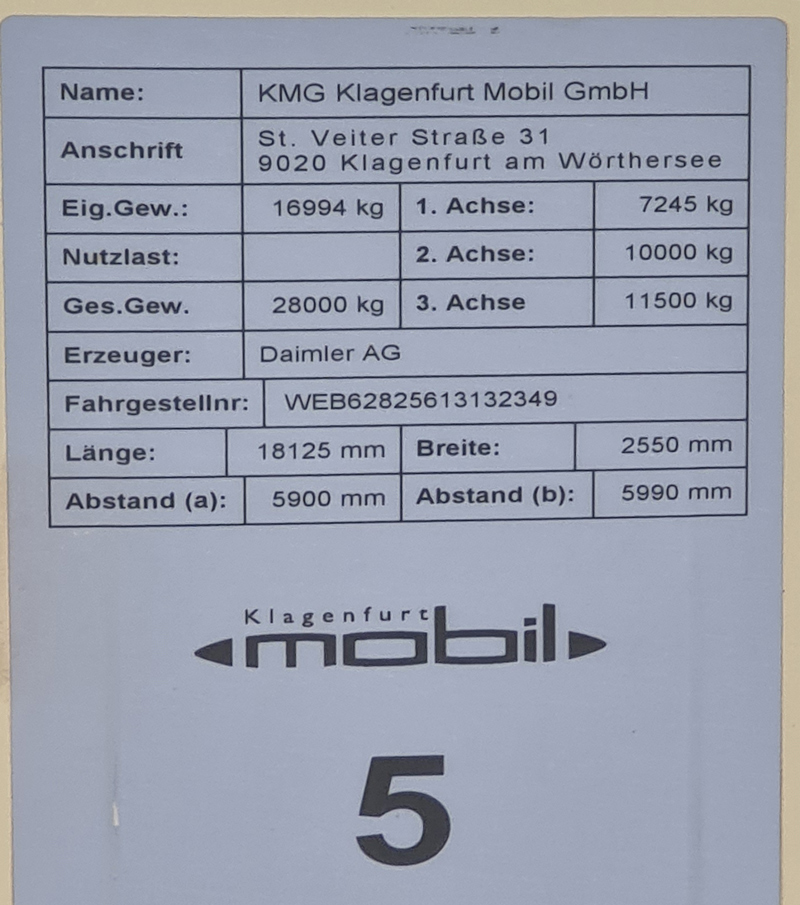 Австрия, Mercedes-Benz Citaro C2 G № 5