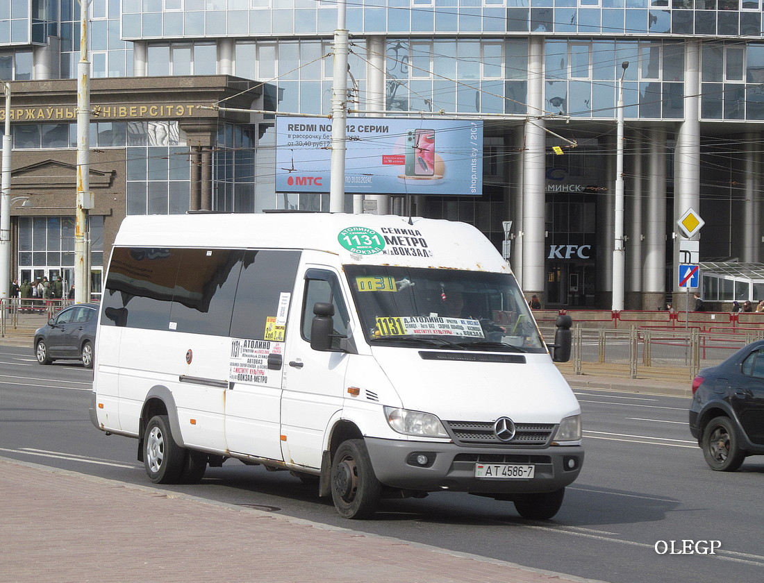 Минск, Луидор-2232* (MB Sprinter Classic) № АТ 4586-7