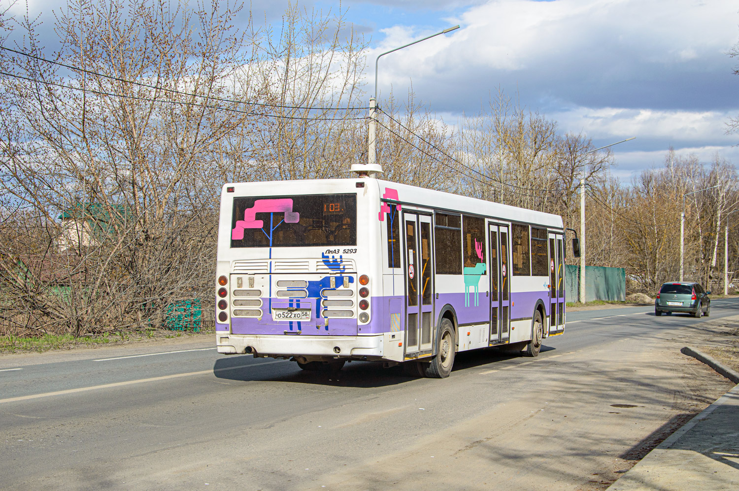 Пензенская область, ЛиАЗ-5293.60 № 443