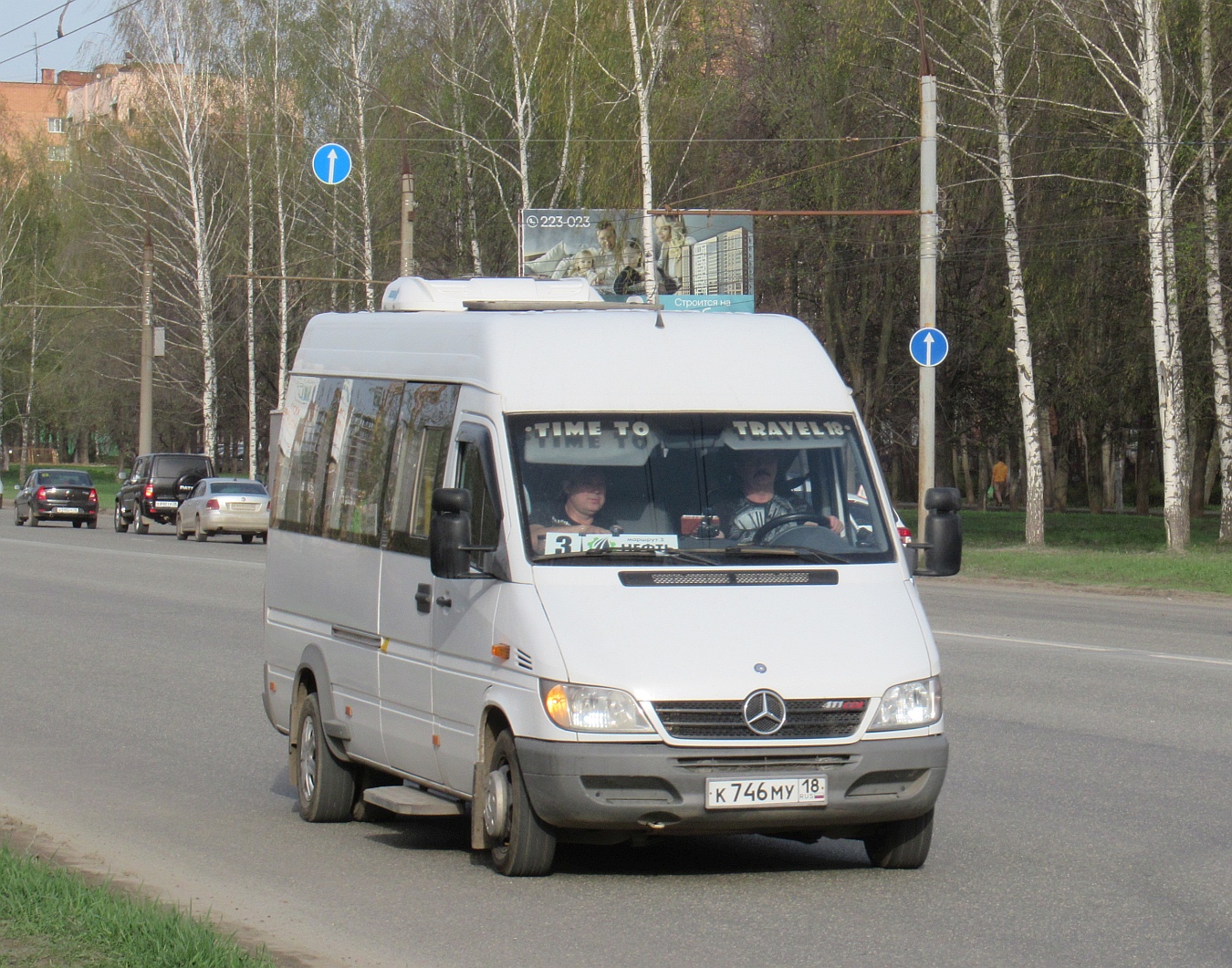 Удмуртия, Луидор-223201 (MB Sprinter Classic) № К 746 МУ 18