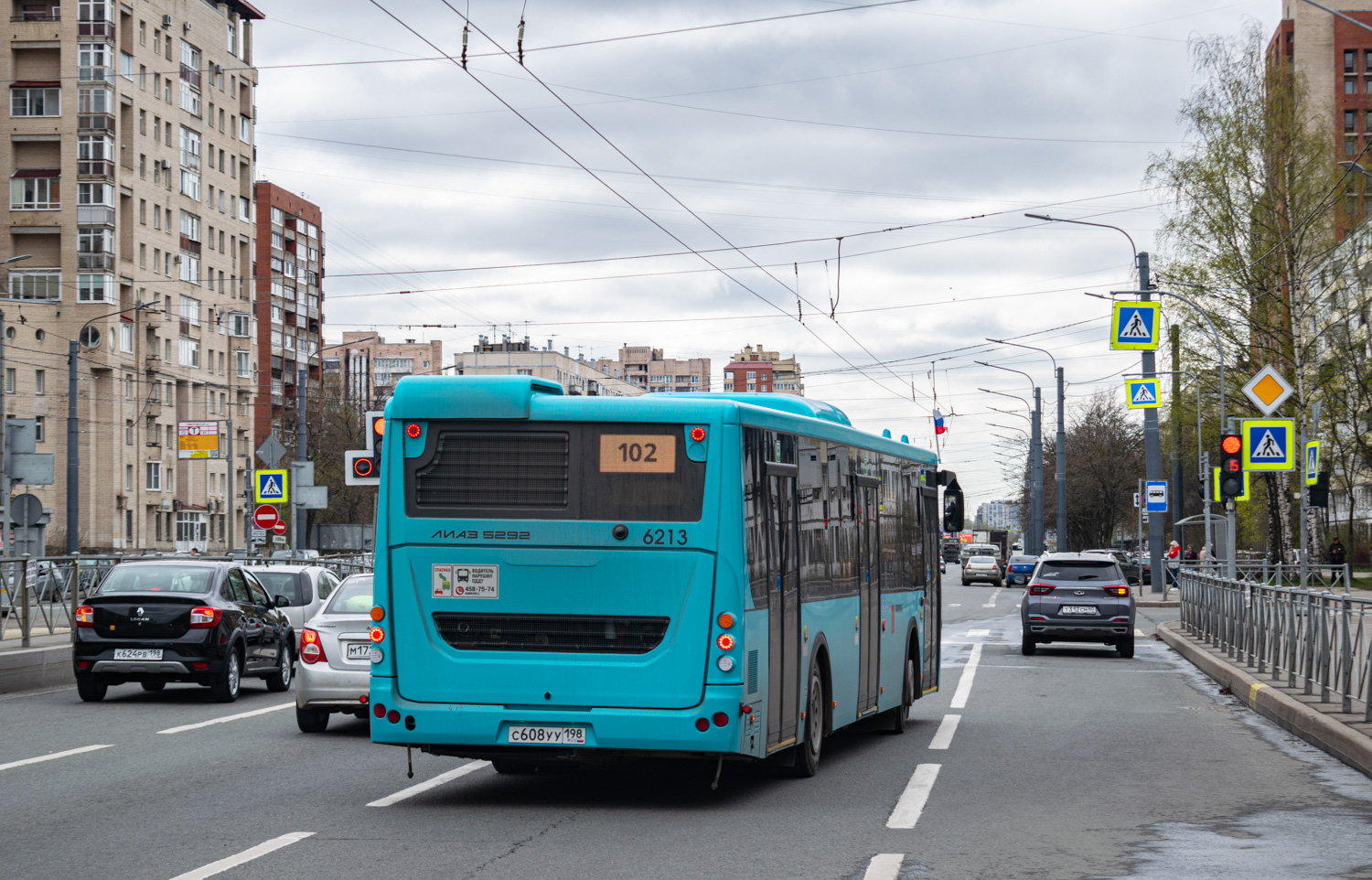 Санкт-Петербург, ЛиАЗ-5292.65 № 6213