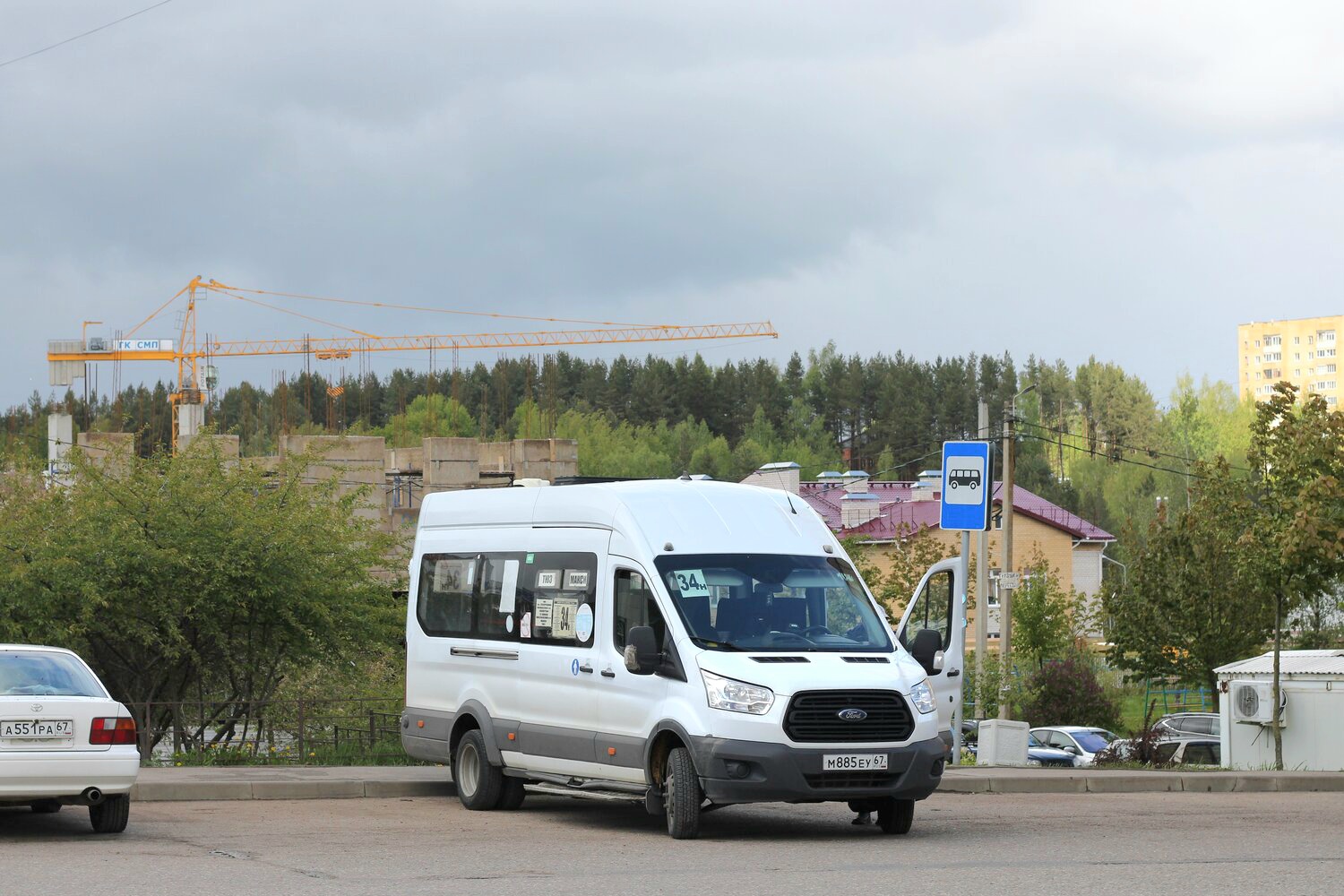 Смоленская область, Нижегородец-222709 (Ford Transit FBD) № М 885 ЕУ 67