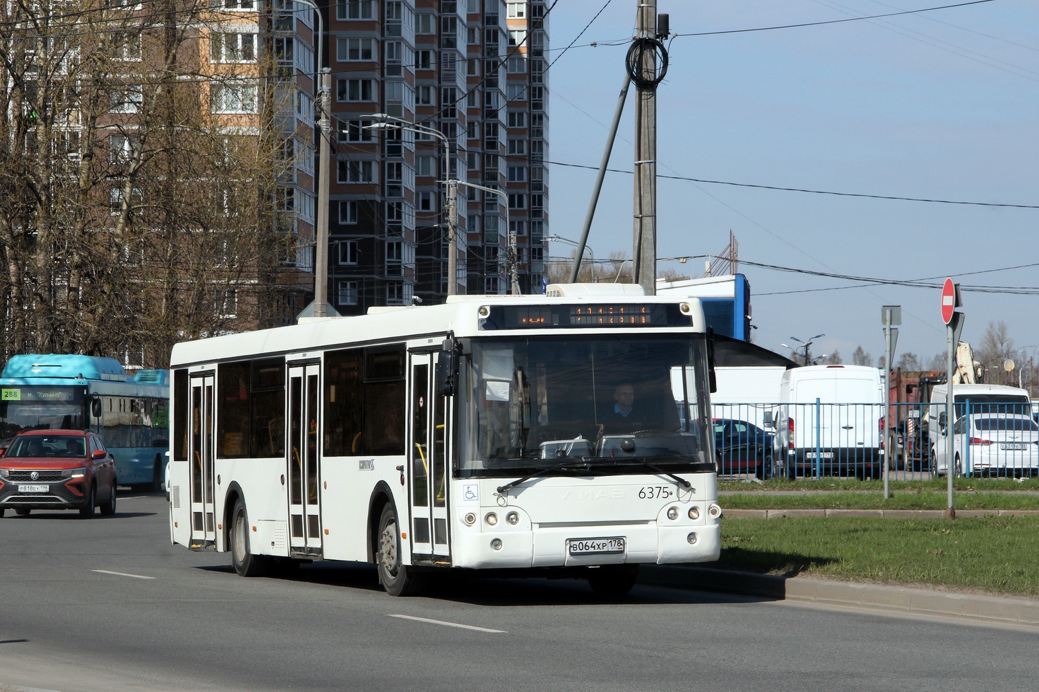 Санкт-Петербург, ЛиАЗ-5292.60 № 6375