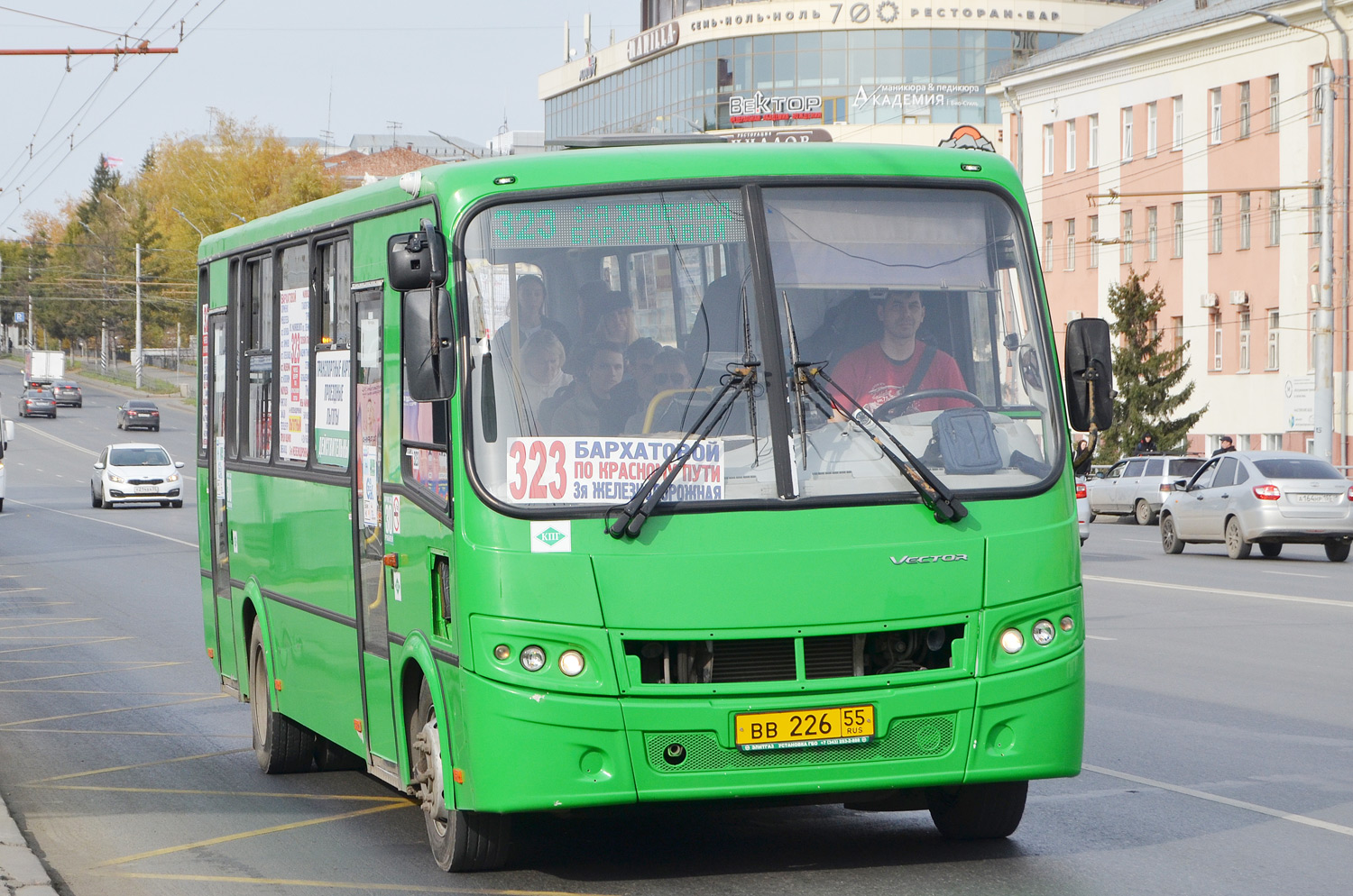 Омская область, ПАЗ-320412-14 "Вектор" № 4527