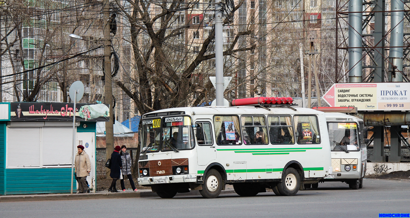 Томская область, ПАЗ-32054 № Е 786 ММ 70