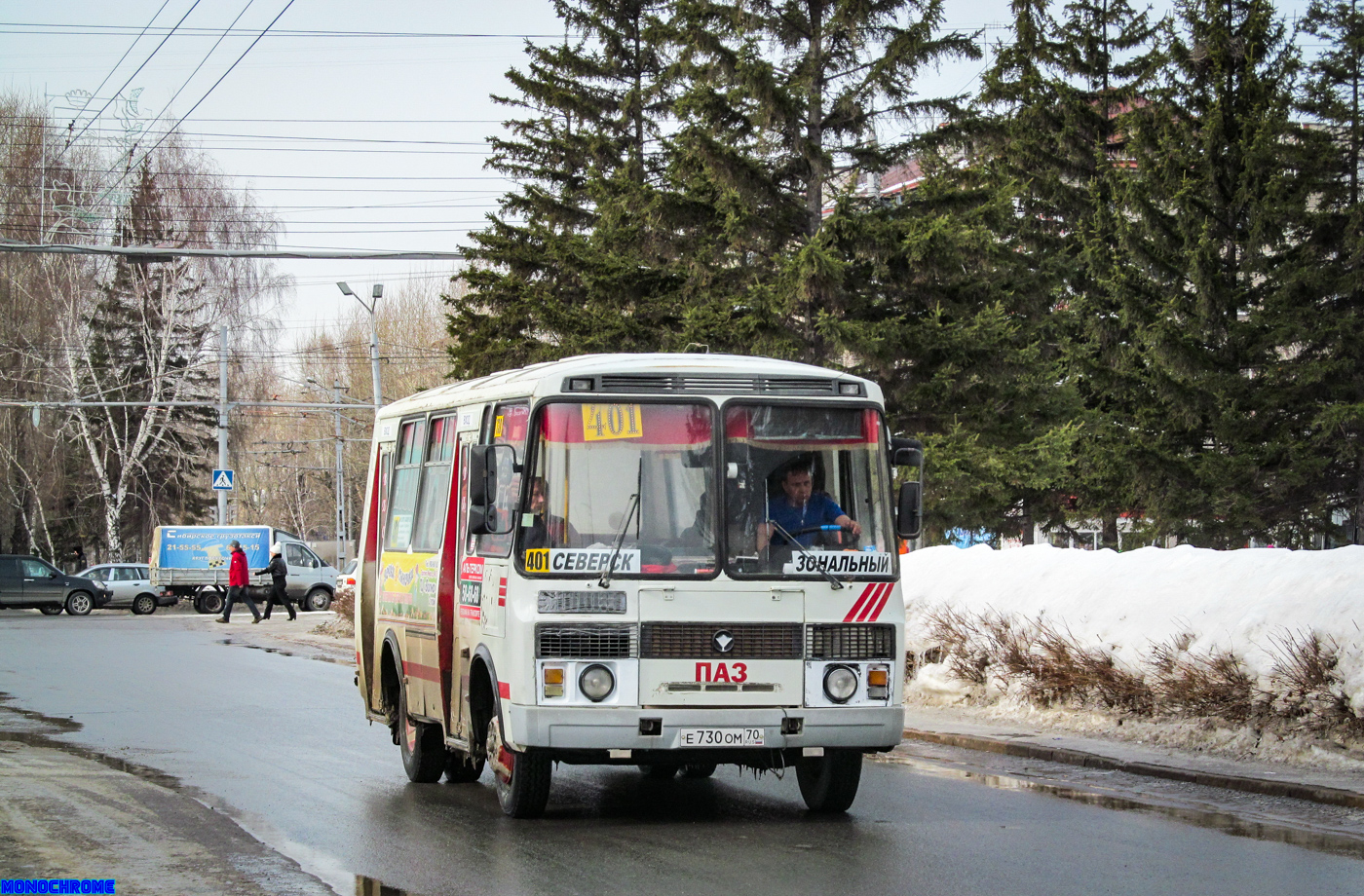 Томская область, ПАЗ-32051-110 № Е 730 ОМ 70