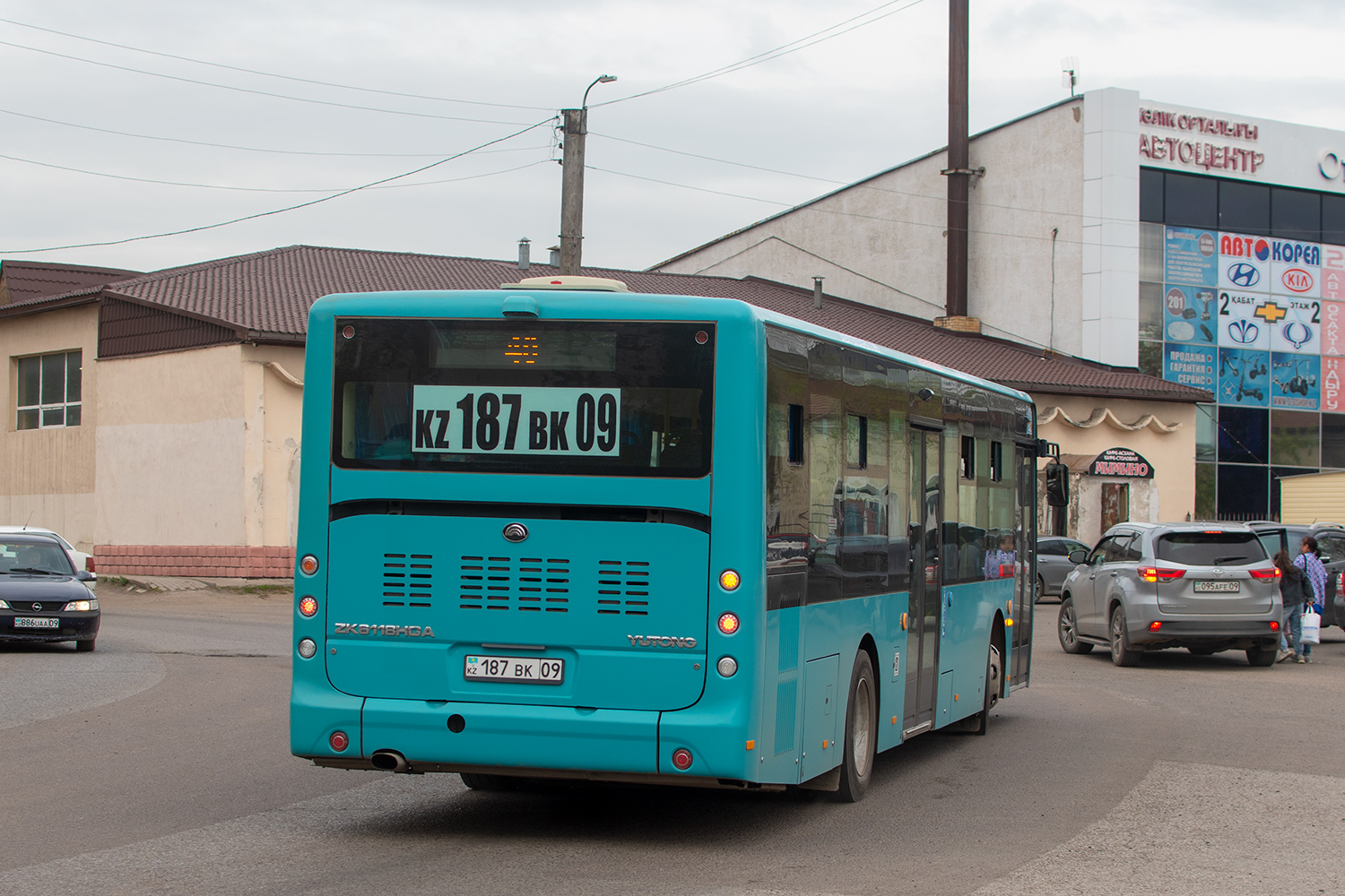 Карагандинская область, Yutong ZK6118HGA (QazTehna) № 187 BK 09