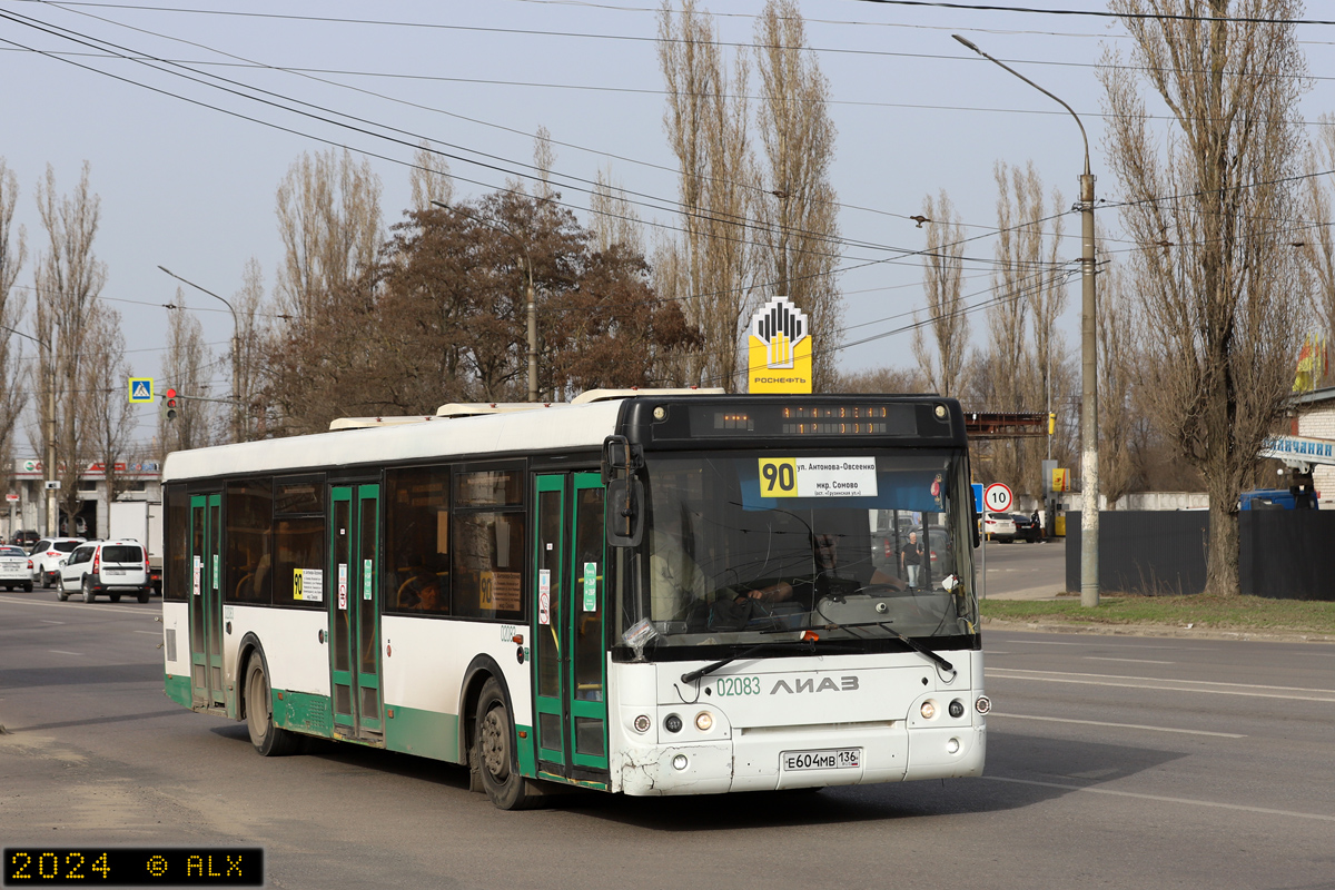 Воронежская область, ЛиАЗ-5292.21 № 02083