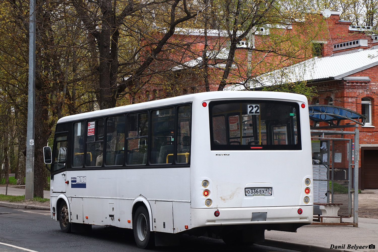 Ленинградская область, ПАЗ-320412-05 "Вектор" № О 336 ЕХ 47