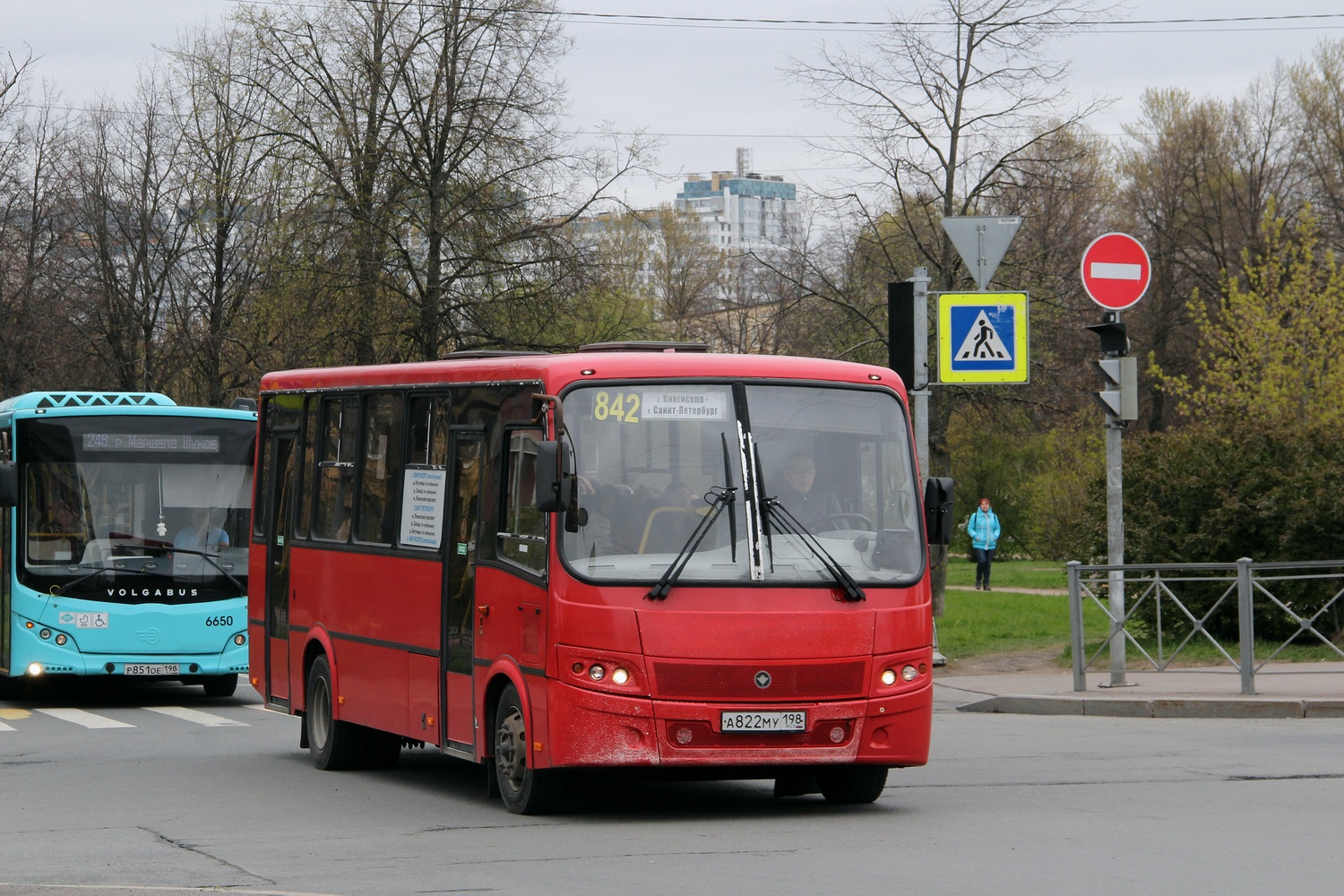 Ленинградская область, ПАЗ-320412-04 "Вектор" № А 822 МУ 198