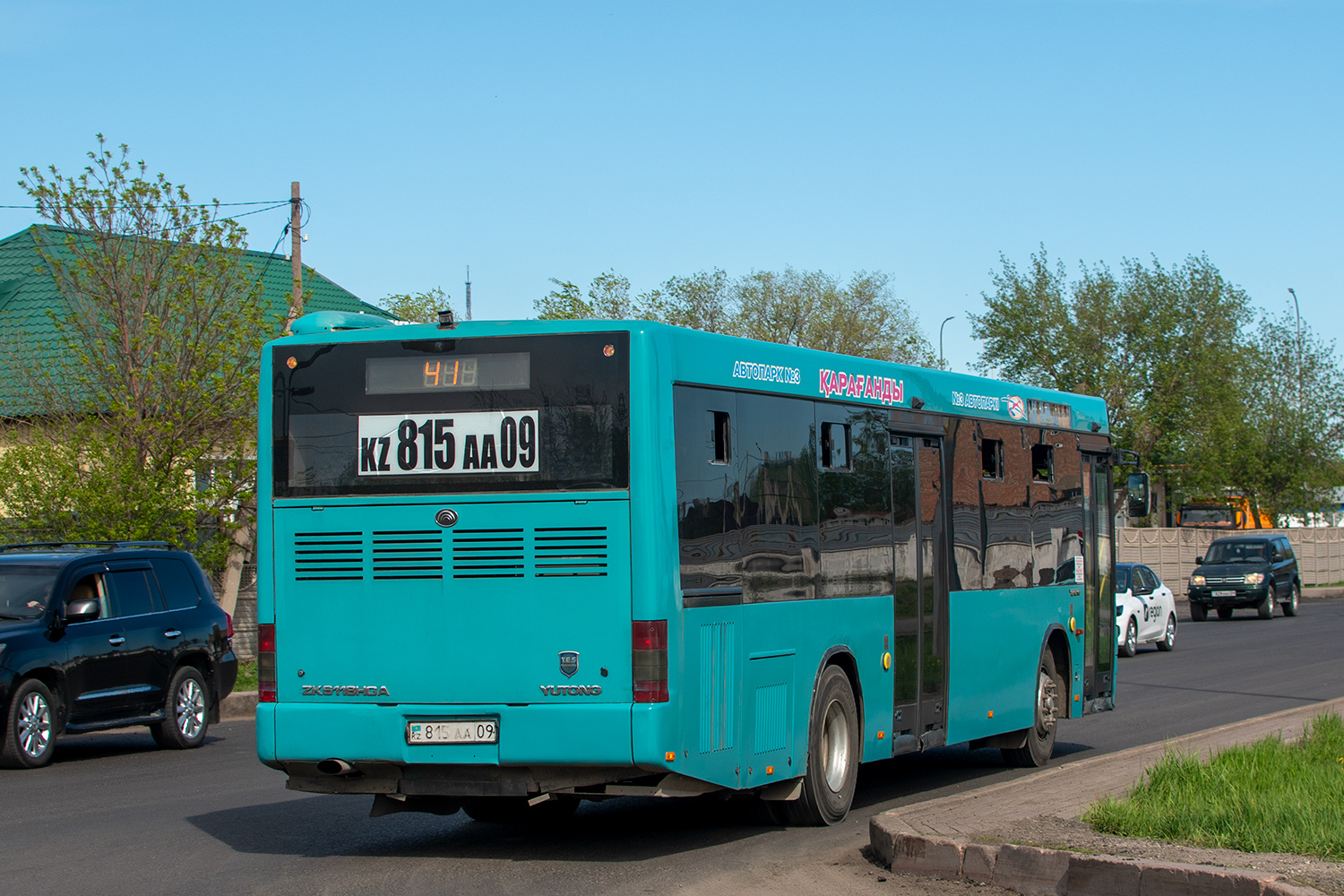 Карагандинская область, Yutong ZK6118HGA № 815 AA 09