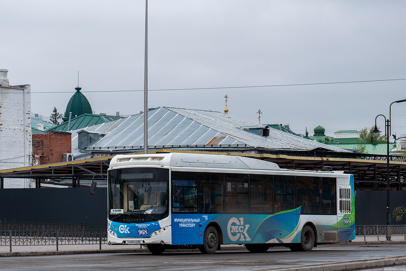 Omsk region, Volgabus-5270.G2 (CNG) # 968
