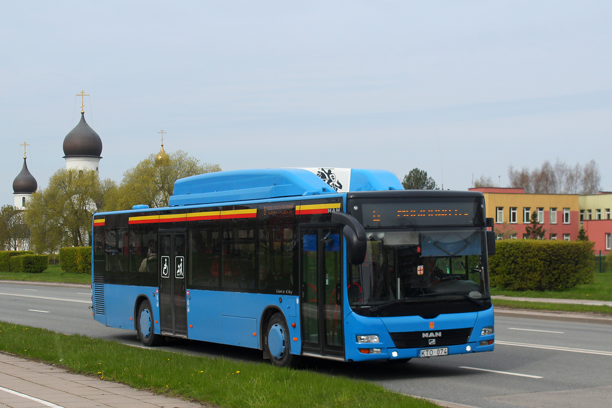 Литва, MAN A21 Lion's City NL313 CNG № KTO 074